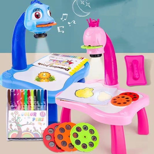 Children Led Projector Art Drawing Table