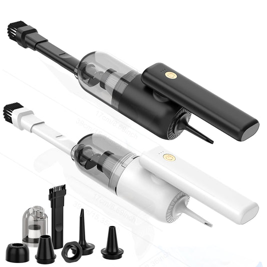 180° Inflator Foldable Suction Portable Air Duster With LED Light