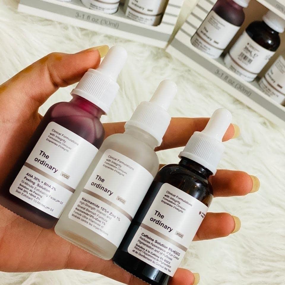 THE ORDINARY 3 IN 1 VICO SKIN CARE PEELING,CAFFEINE ,NIACINAMIDE