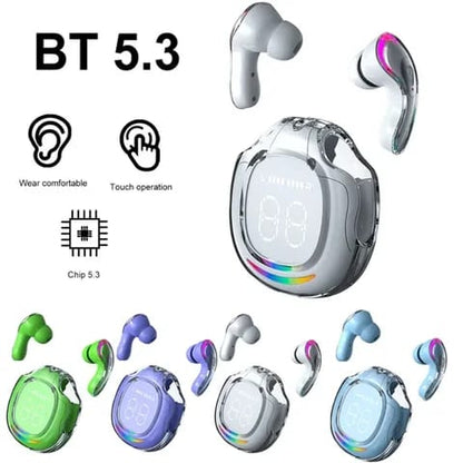 Ultrapods Max Wireless Earphones Bluetooth 5.3 Headphones Sport Gaming Headsets Noise Reduction Earbuds Bass Touch