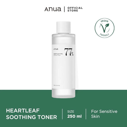 HEARTLEAF 77% SOOTHING TONER 250ml