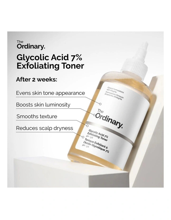 The Ordinary Glycolic Acid 7% Toning Solution - 240ml