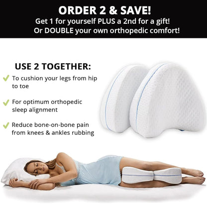 Leg & Knee Foam Support Pillow