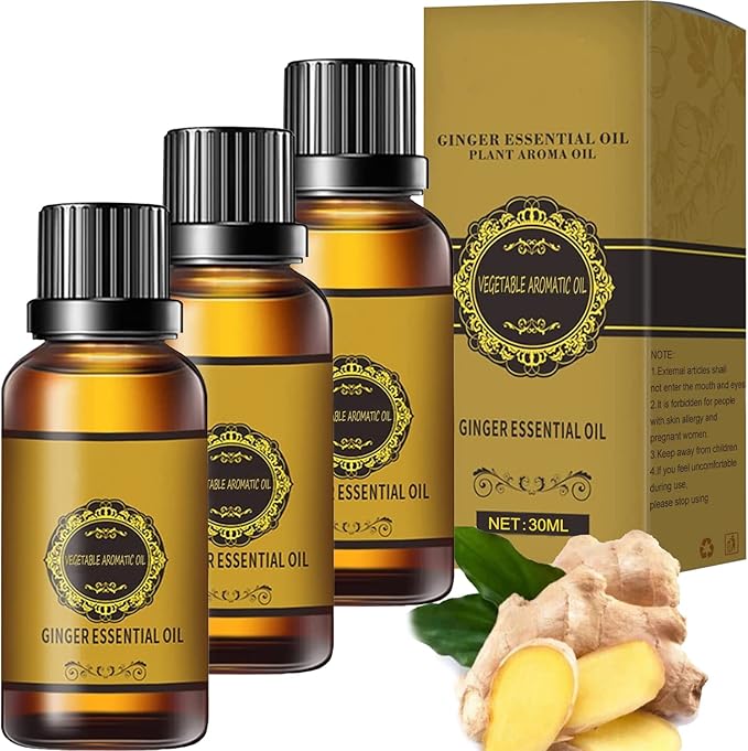 Pure ginger essential oil