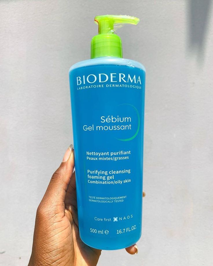 Bioderma Sébium Face Cleanser – Makeup Remover & Purifying Wash for Combination to Oily Skin