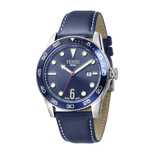 FERRE MILANO GENTS D. BLUE DIAL WATCH