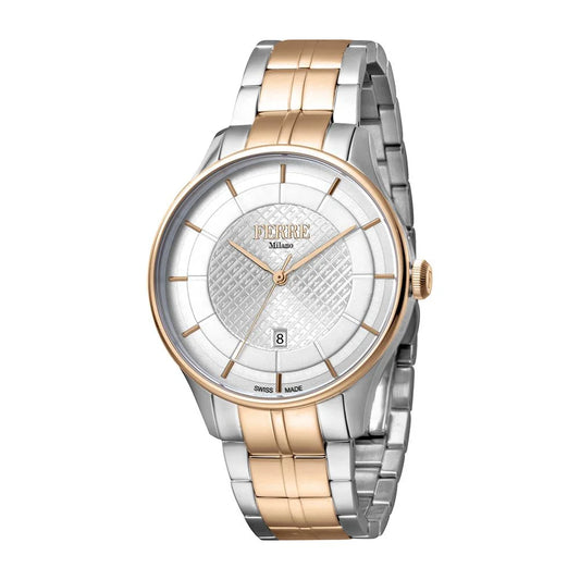 FERRE MILANO GENTS SS / RG STAINLESS STEEL WATCH 14