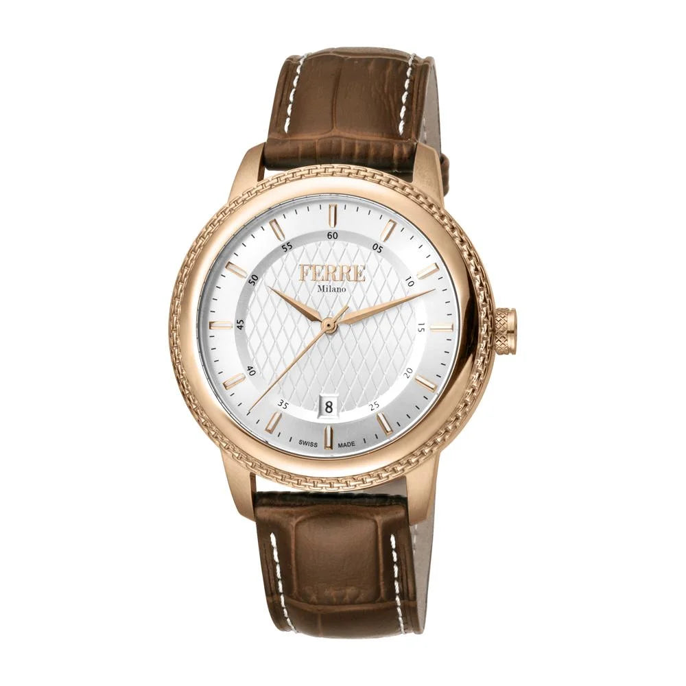 Ferre Milano Silver Dial Gents Watch 9