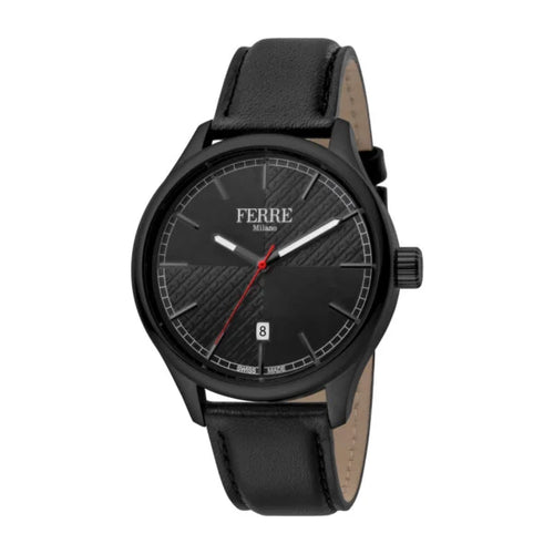 Ferre Milano Black Dial Gents Watch