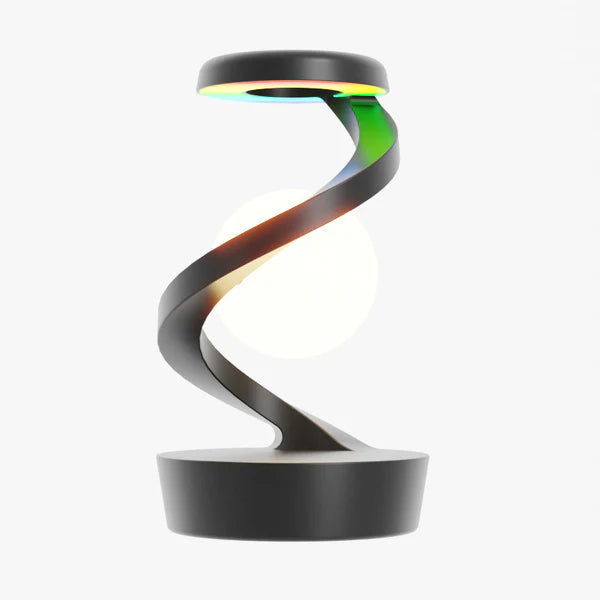 Levitating Moonlight Rotating Desk Lamp with Wireless Charging & Sensor Control