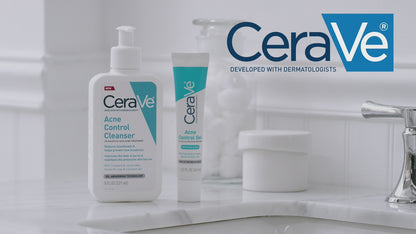 CeraVe Acne Treatment Face Wash with Salicylic Acid & Purifying Clay