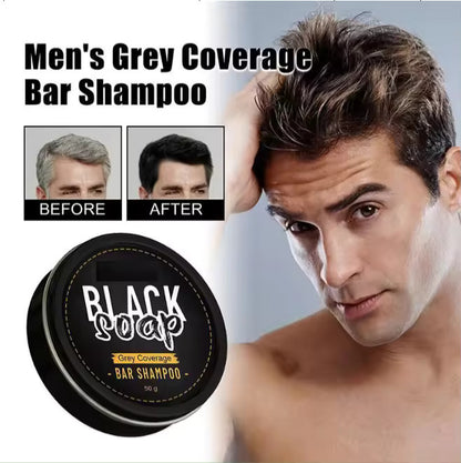 Black Shampoo Bar Soap For Men